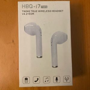 NWT HBQ-i7 TWS Twins True Wireless Headset V4.2+EDR; never taken out of the box